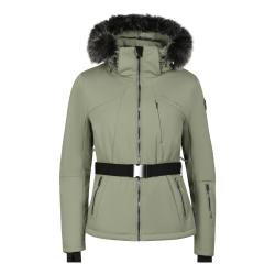 Alpine Pro DOWELA 2 dámská zelená lyžařská softshellová bunda