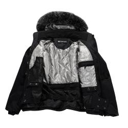 Alpine Pro DOWELA dámska černá lyžařská softshellová bunda