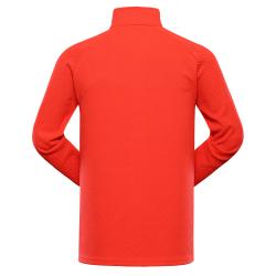 Alpine Pro DOZER 2 pánská hřejivá mikina ORANŽOVÁ / ČERVENÁ