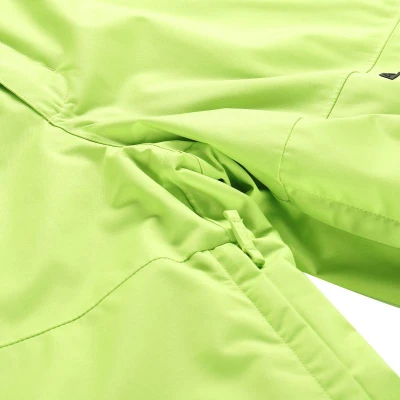 Alpine Pro EDES 2 pánské zelené lyžařské kalhoty