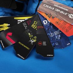 Alpine Pro EDES 2 pánské modré lyžařské kalhoty