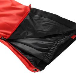 Alpine Pro EDES červené pánské lyžařské kalhoty s membránou