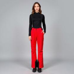 Alpine Pro EDESA 2 dámské lyžařské kalhoty ORANŽOVÁ / ČERVENÁ