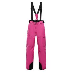 Alpine Pro EDESA 2 dámské růžové lyžařské kalhoty