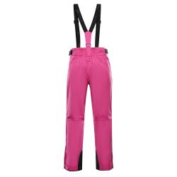 Alpine Pro EDESA 2 dámské růžové lyžařské kalhoty