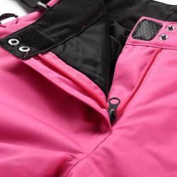 Alpine Pro EDESA 2 dámské růžové lyžařské kalhoty