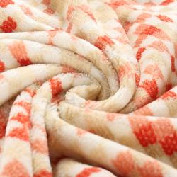 Alpine Pro EFLINA dámská fleecová mikina ORANŽOVÁ / ČERVENÁ