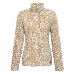 Alpine Pro EFLINA dámská fleecová mikina NEUTRÁLNÍ / ZEMITÁ