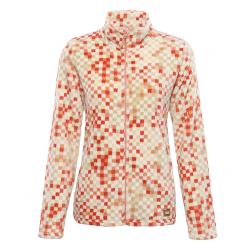 Alpine Pro EFLINA dámska fleecová mikina ORANŽOVÁ / ČERVENÁ