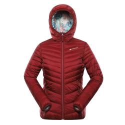 Alpine Pro EROMA dámska červená obojstranná bunda hi-therm zimná