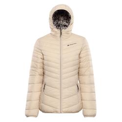 Alpine Pro EROMA dámská oboustranná bunda NEUTRÁLNÍ / ZEMITÁ