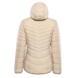 Alpine Pro EROMA dámská oboustranná bunda NEUTRÁLNÍ / ZEMITÁ