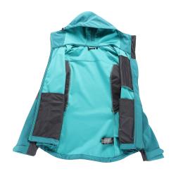 Alpine Pro ESPRITA 2 dámská zelená sofshellová bunda