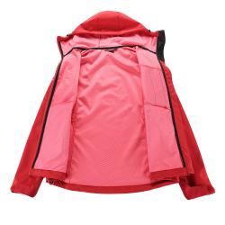 Alpine Pro ESPRITA dámská červená softshellová bunda