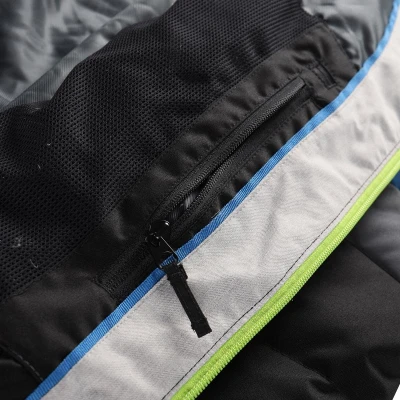 Alpine Pro FEEDR pánská černá péřová lyžařská bunda s membránou ptx
