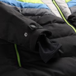 Alpine Pro FEEDR pánská černá péřová lyžařská bunda s membránou ptx