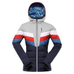 Alpine Pro FEEDRA dámská modrá lyžařská bunda s membránou ptx + šátek Kilpi