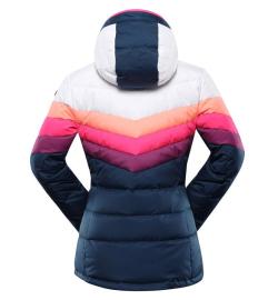 Alpine Pro FEEDRA dámska modrá páperová lyžiarska bunda s membránou ptx POUZE L-Lady (širšia) (VÝPREDAJ)