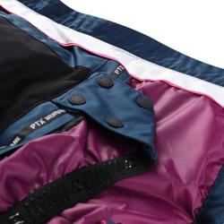 Alpine Pro FEEDRA dámska modrá páperová lyžiarska bunda s membránou ptx POUZE L-Lady (širšia) (VÝPREDAJ)