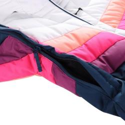 Alpine Pro FEEDRA dámska modrá páperová lyžiarska bunda s membránou ptx POUZE L-Lady (širšia) (VÝPREDAJ)