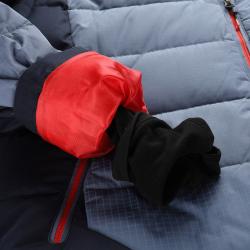 Alpine Pro FERER pánská péřová lyžařská bunda šedá