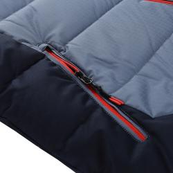 Alpine Pro FERER pánská péřová lyžařská bunda šedá