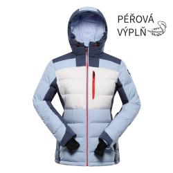 Alpine Pro FERERA 2 dámská modrá péřová lyžařská bunda