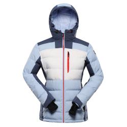 Alpine Pro FERERA 2 dámská modrá péřová lyžařská bunda