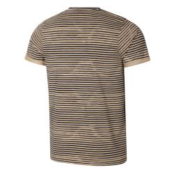 Alpine Pro FEWER pánské bavlněné triko NEUTRÁLNÍ / ZEMITÁ