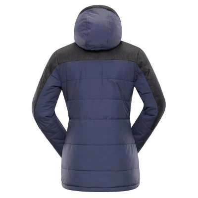 Alpine Pro GABRIELLA 2 modrá dámská zimní bunda POUZE M-Lady (širší konfekce) (VÝPRODEJ)