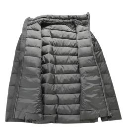 Alpine Pro GARAT pánská hi-therm bunda zimní NEUTRÁLNÍ / ZEMITÁ