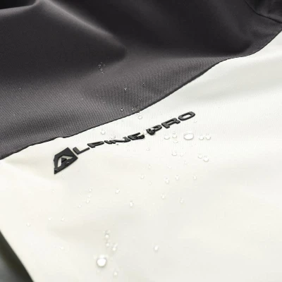Alpine Pro GARG pánská lyžařská bunda NEUTRÁLNÍ / ZEMITÁ