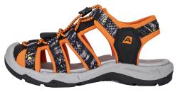 Alpine Pro GASTER KBTX320990 detské čierne sandále