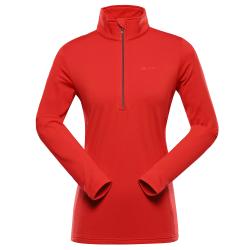 Alpine Pro GETTA 2 dámská červená fleecová mikina