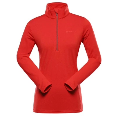Alpine Pro GETTA 2 dámská červená fleecová mikina