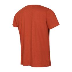 Alpine Pro GORAF 2 pánské melírované triko ORANŽOVÁ / ČERVENÁ