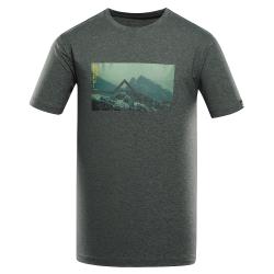 Alpine Pro GORAF 2 pánské zelené melírované triko