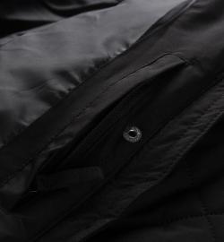 Alpine Pro GOSBERA dámsky čierny kabát s membránou ptx dlhý POUZE S-Lady (širší) (VÝPREDAJ)