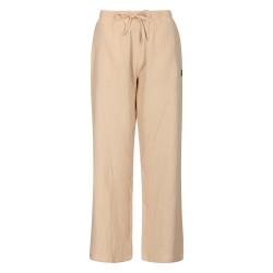 Alpine Pro GRALA dámské široké kalhoty NEUTRÁLNÍ / ZEMITÁ