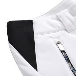 Alpine Pro HADEMA LPAY608000 dámské bílé softshellové lyžařské kalhoty