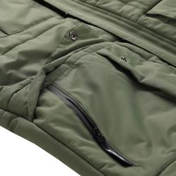 Alpine Pro HARD pánská zelená vesta s membránou ptx zateplená