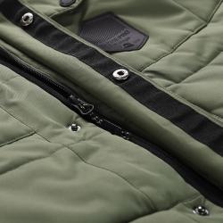 Alpine Pro HARD pánská zelená vesta s membránou ptx zateplená