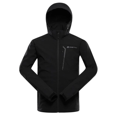 Alpine Pro HOOR pánská černá softshellová bunda Alpine Pro HOOR pánská černá softshellová bunda