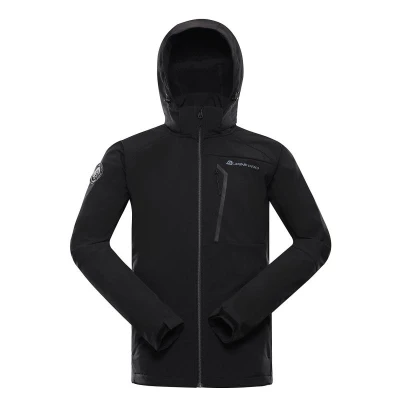 Alpine Pro HOOR pánská černá softshellová bunda Alpine Pro HOOR pánská černá softshellová bunda