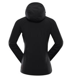 Alpine Pro HOORA dámská černá softshellová bunda softshell