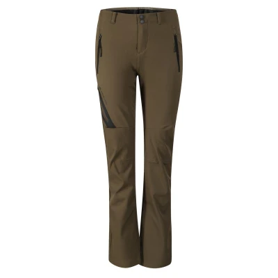 Alpine Pro HURFA dámské zelené softshellové kalhoty Alpine Pro HURFA dámské zelené softshellové kalhoty