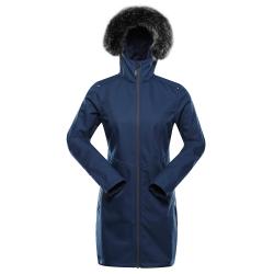 Alpine Pro IBORA dámský modrý softshellový kabát