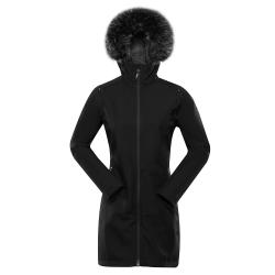 Alpine Pro IBORA dámský černý softshellový kabát