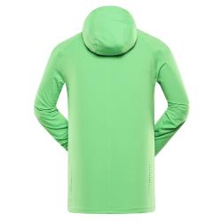 Alpine Pro IZAR pánská zelená rychleschnoucí mikina