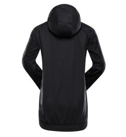 Alpine Pro JARGA dámská lyžařská softshellová bunda NEUTRÁLNÍ / ZEMITÁ